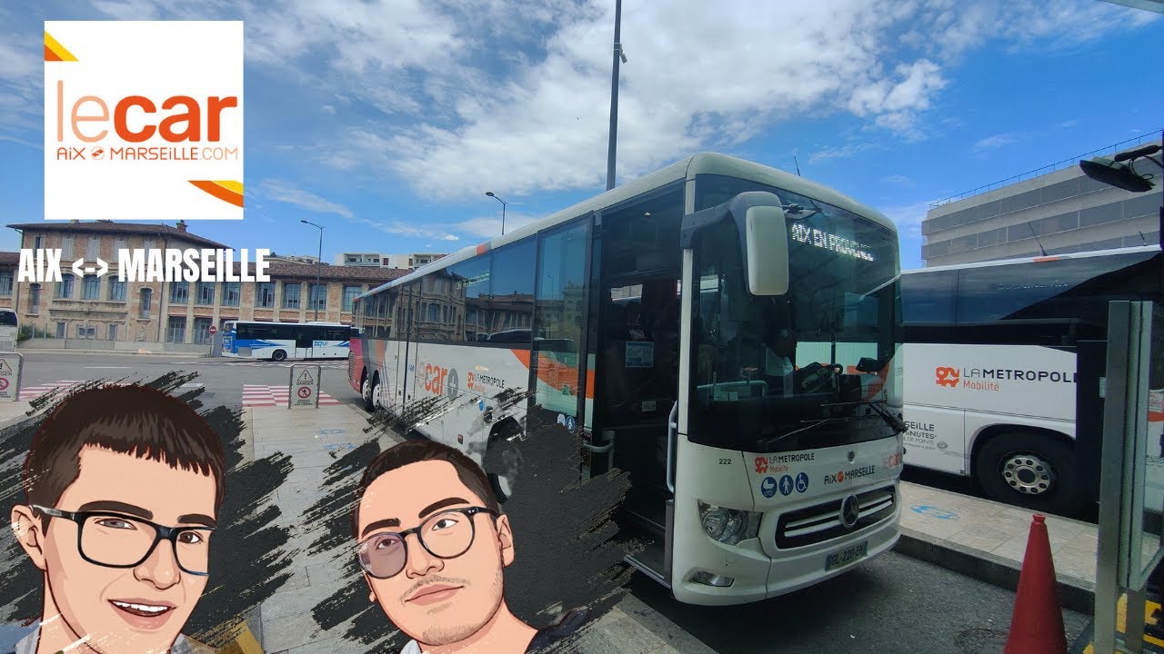 Voyage Entre Aix en Provence et Marseille en Mercedes Intoro Bluetech 3 essieux (Lecar)