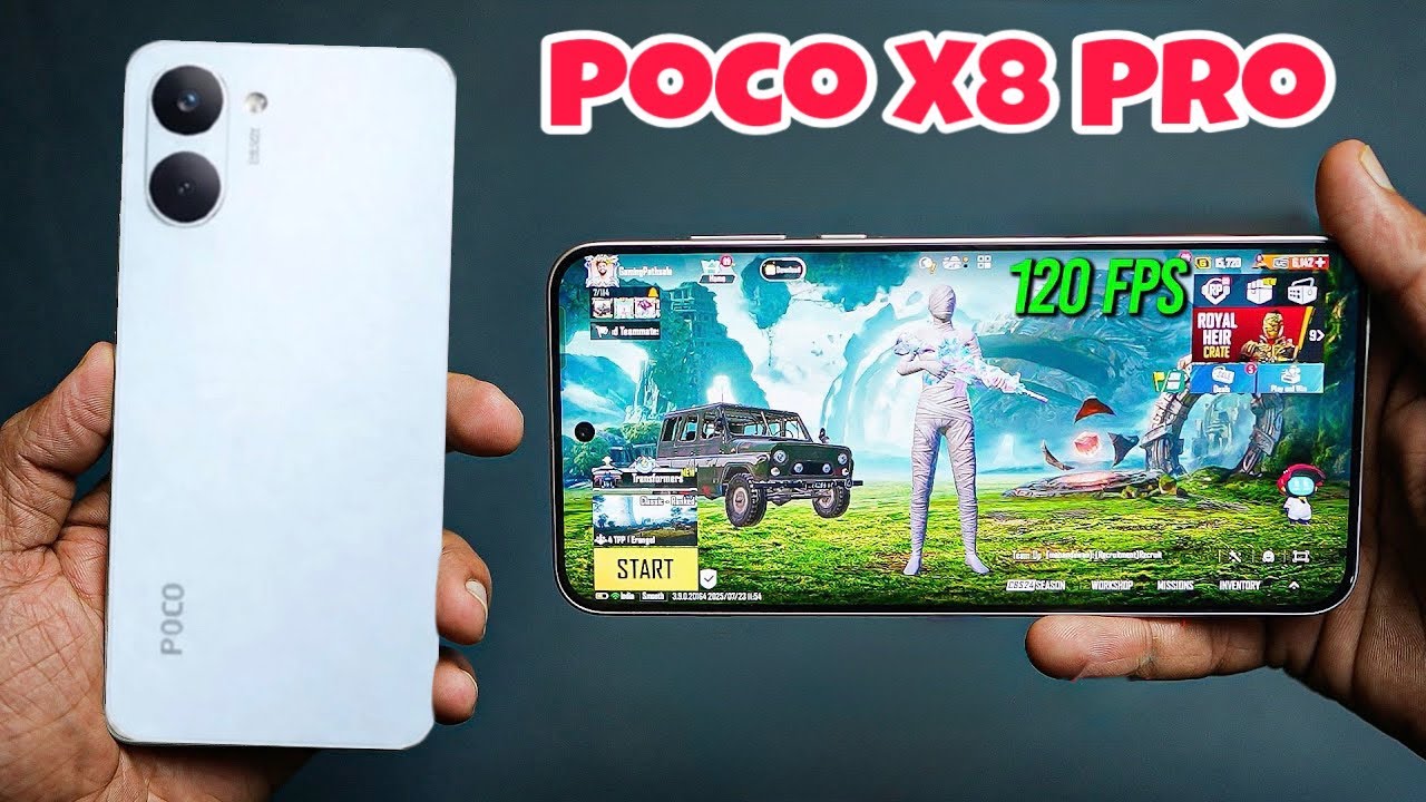 Poco X8 Pro Pubg Test | Poco X8 Pro Gaming Test | Poco X8 Pro Bgmi Test | Poco X8 Pro Max Bgmi Test 