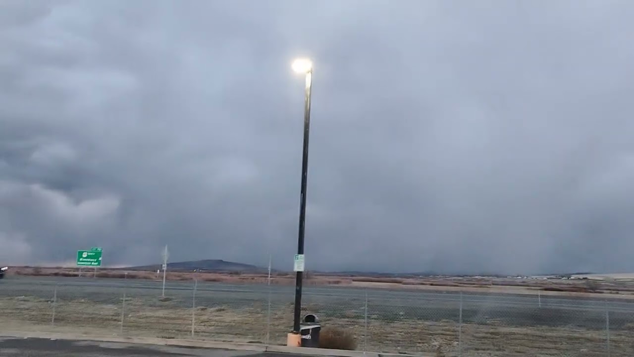 Scary snow clouds - Jan. 7, 2026