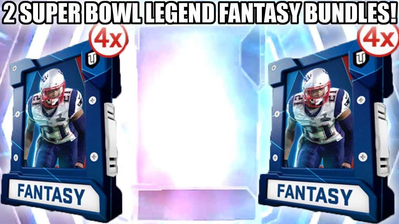 2 SUPER BOWL LEGEND FANTASY BUNDLES! SUPER BOWL PROMO! | MADDEN 19 ULTIMATE TEAM