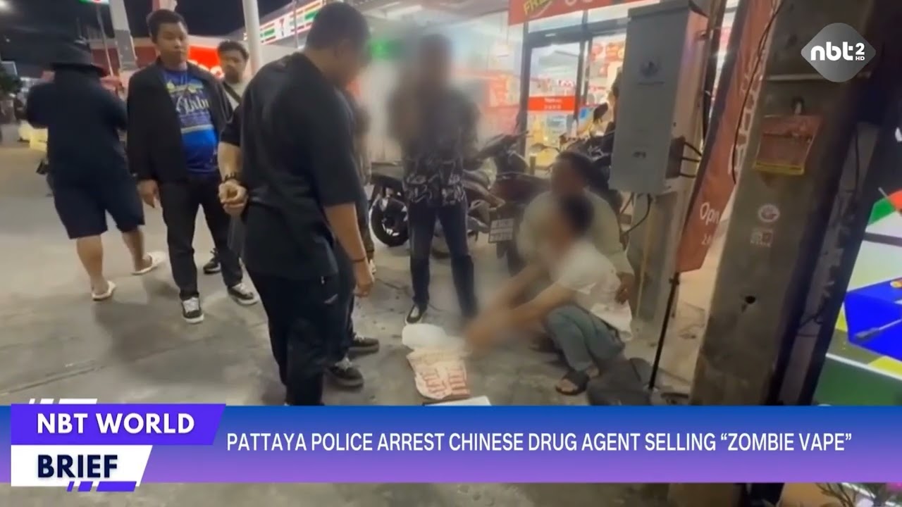 PATTAYA POLICE ARREST CHINESE DRUG AGENT SELLING “ZOMBIE VAPE”