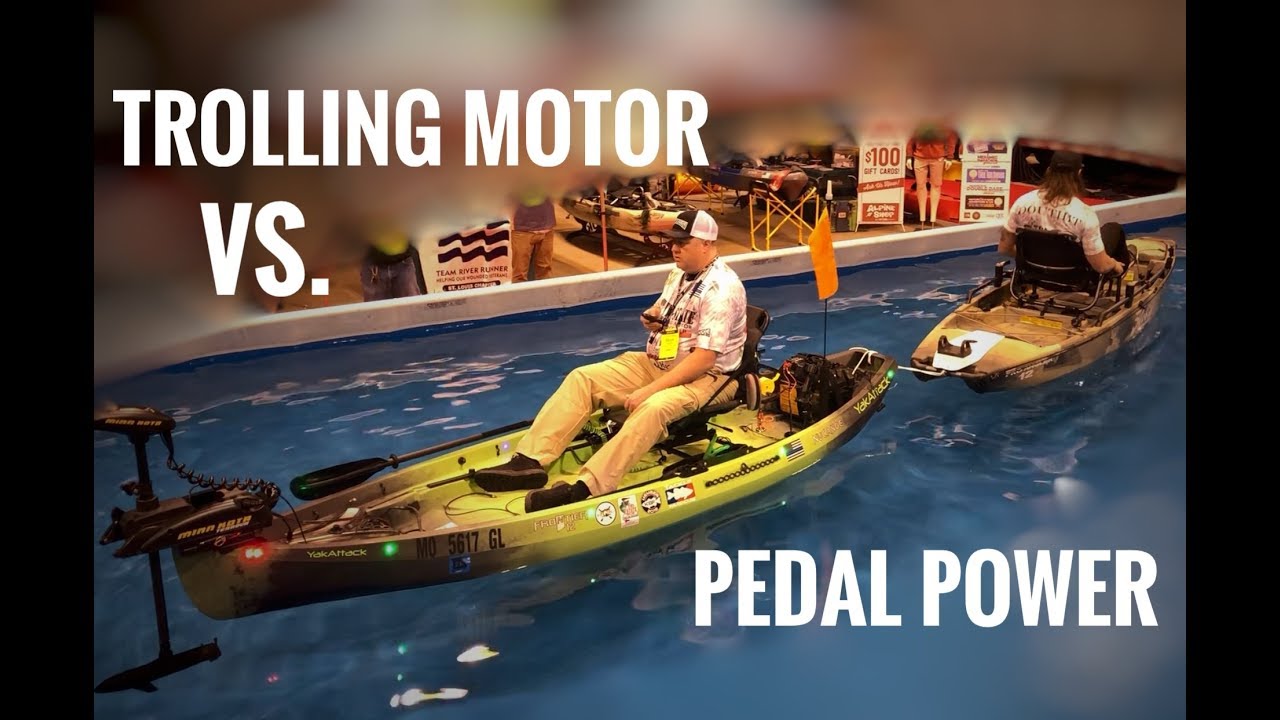 Minn Kota Trolling Motor vs. Hobie Mirage Drive - Tug of War