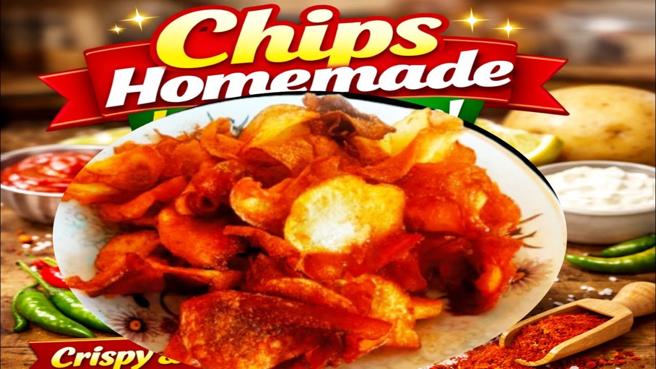 Crispy Aloo Chips Recipe | Homemade Chips | Ramzan Lunch & Tea Time Special | KPK Khani H Bakers