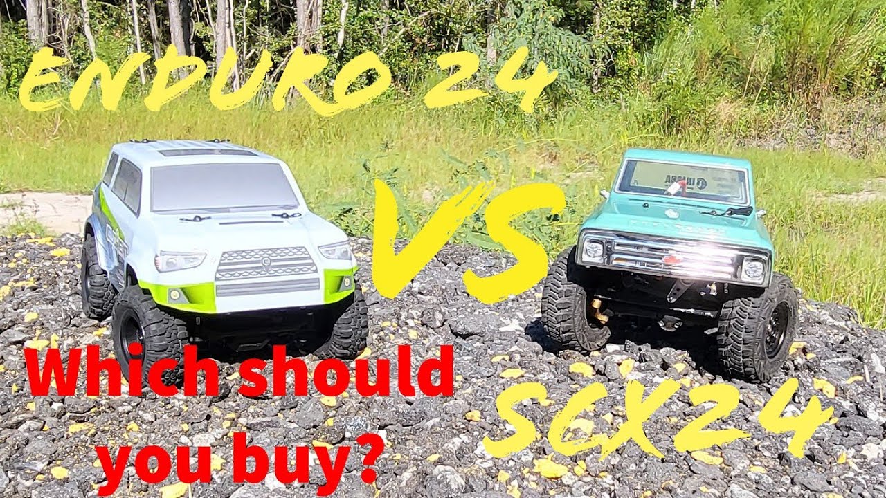 SCX24 VS Enduro24! Which should you buy? [Rockpile testing]