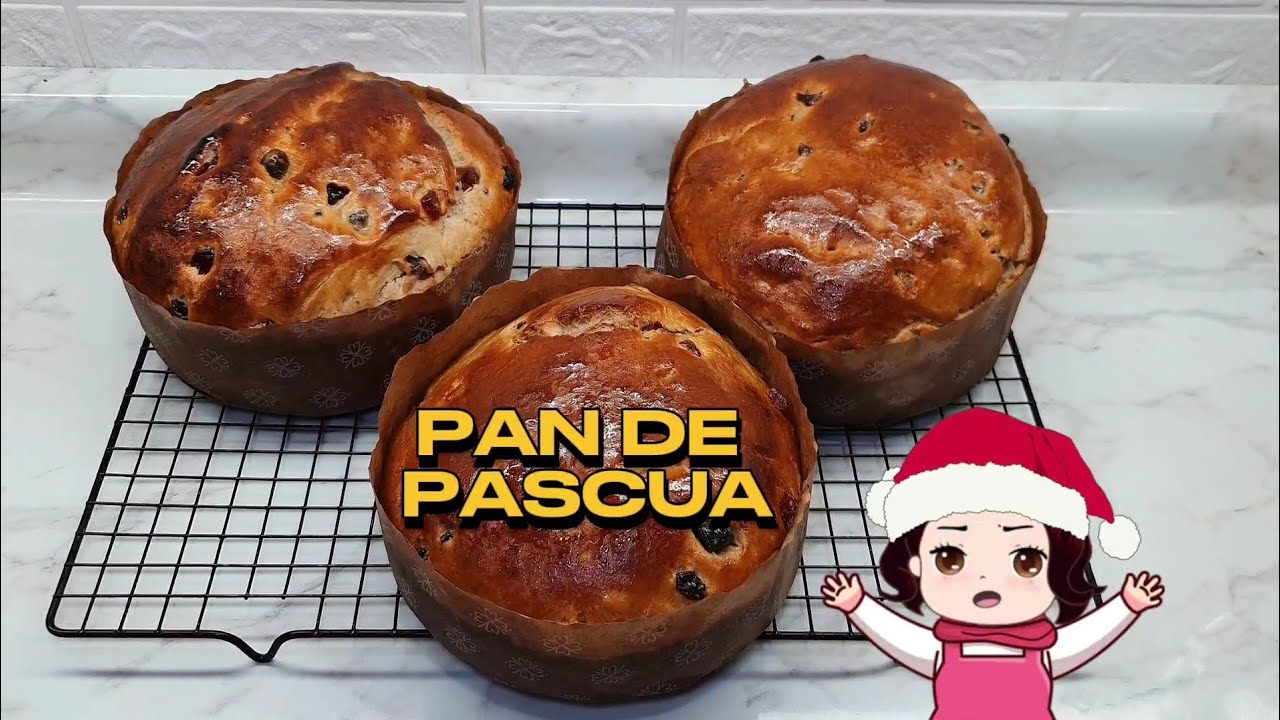 PAN DE PASCUA CON LEVADURA