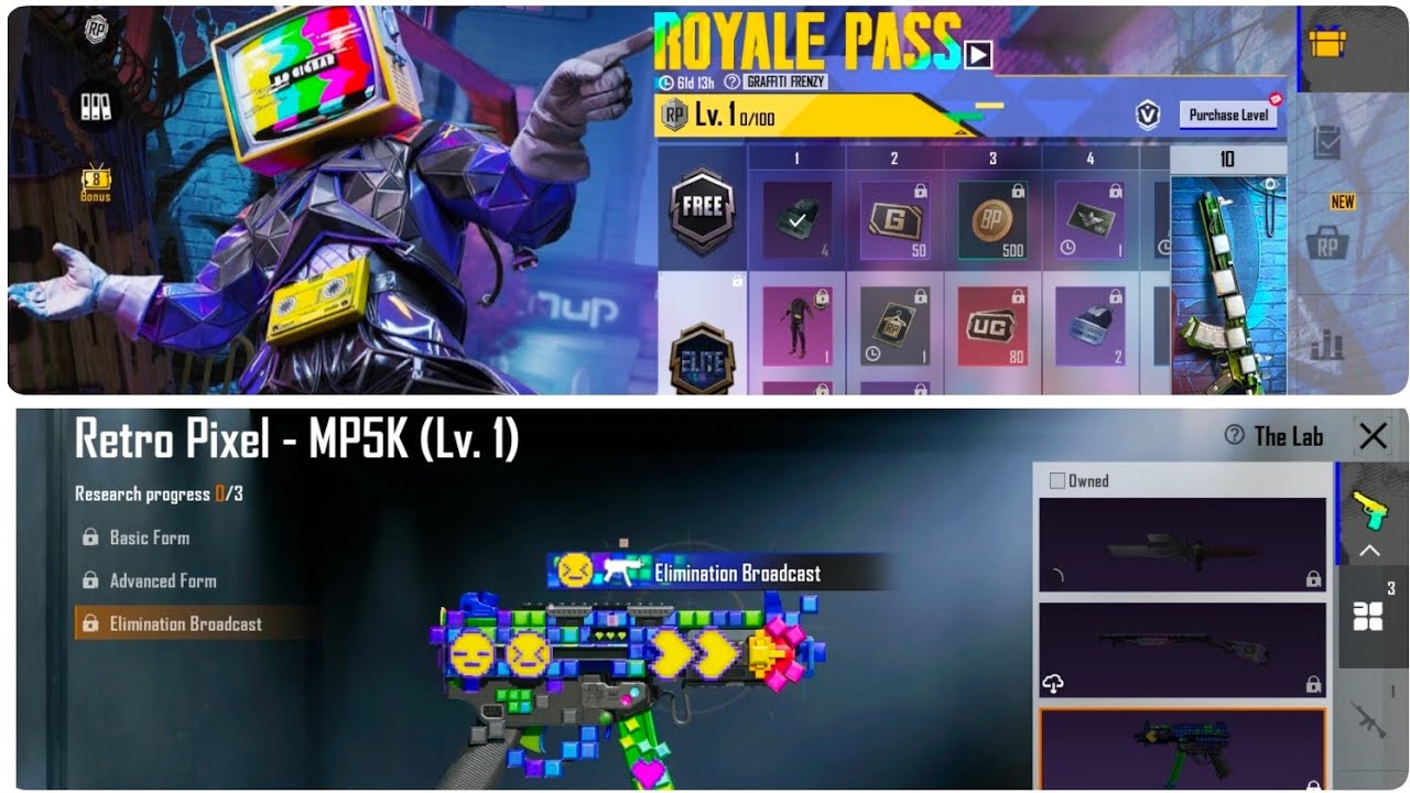 A18 Royal pass BGMI and PUBG Mobile 3D look 