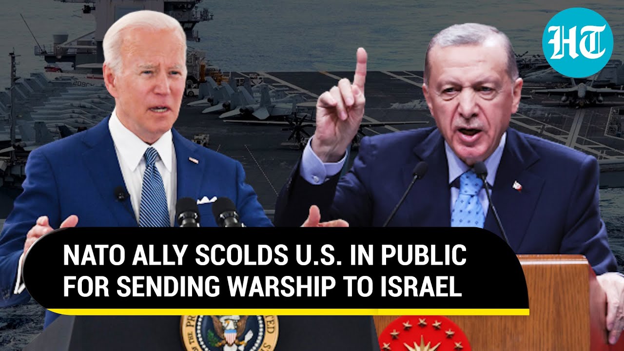 NATO Split Over Israel-Palestine War, Erdogan Blasts Biden For Sending World's Biggest Warship