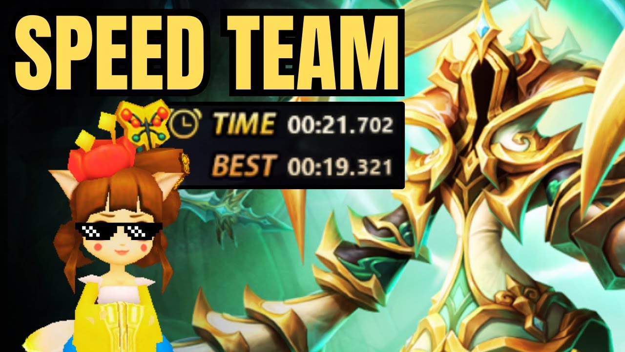 La Speed Team ULTIME Crypte Abyssal Hard ! ~22s (Summoners war)
