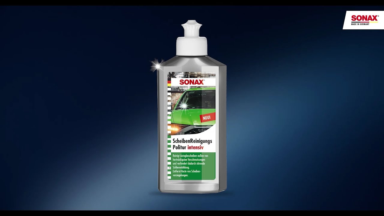 03371000 - Интензивна политура за почистване на предното стъкло SONAX Glass Polish Intensive, 250 мл