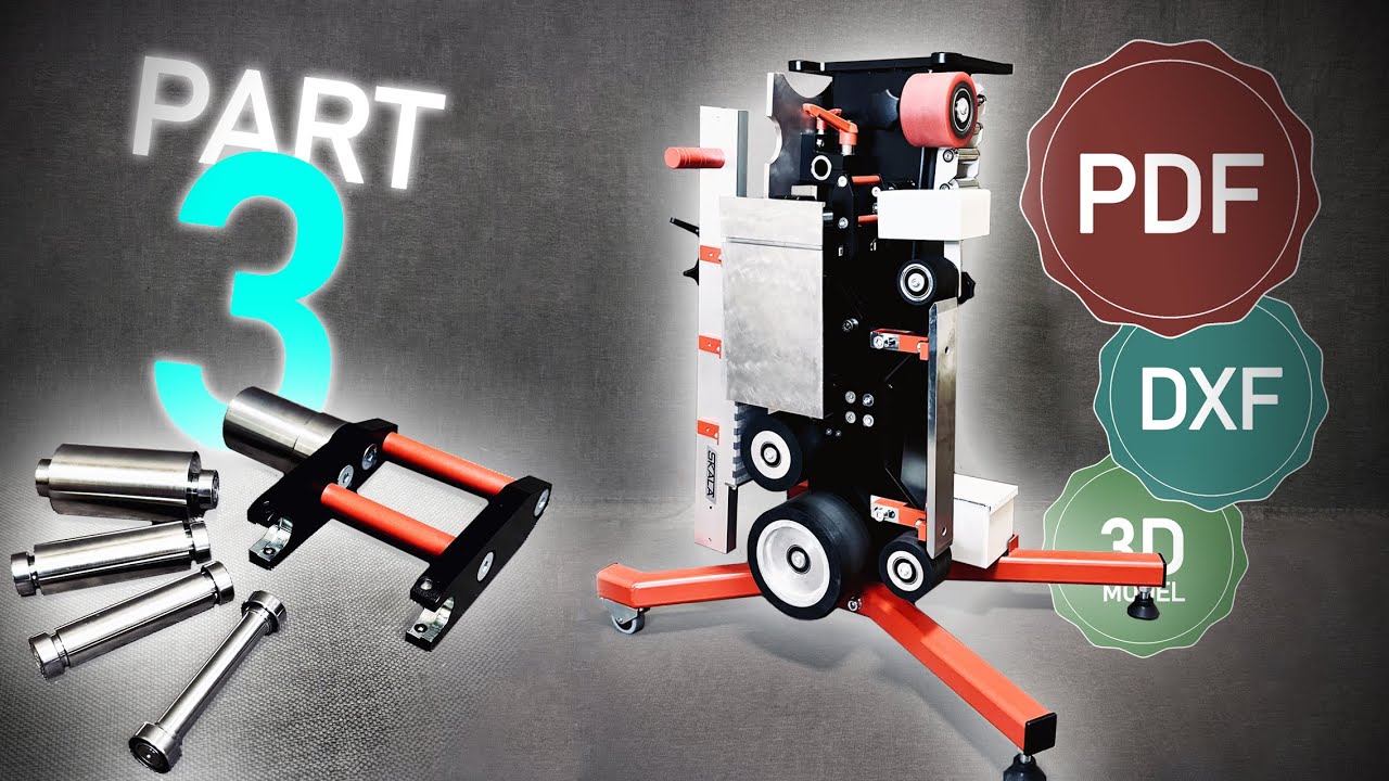 SKALA-Work | Belt Grinder: Small Contact Wheel Attachment + Stand