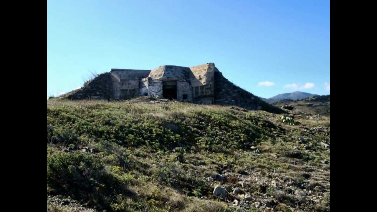 Vestiges de l'occupation des Nazis au Cap Gros à Port-Vendres.wmv