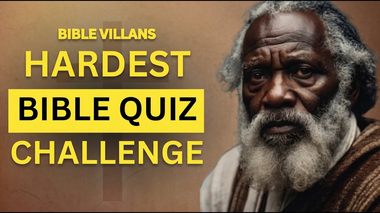Bible Trivia: Famous Enemies of God (Judas, Jezebel, Pharaoh)
