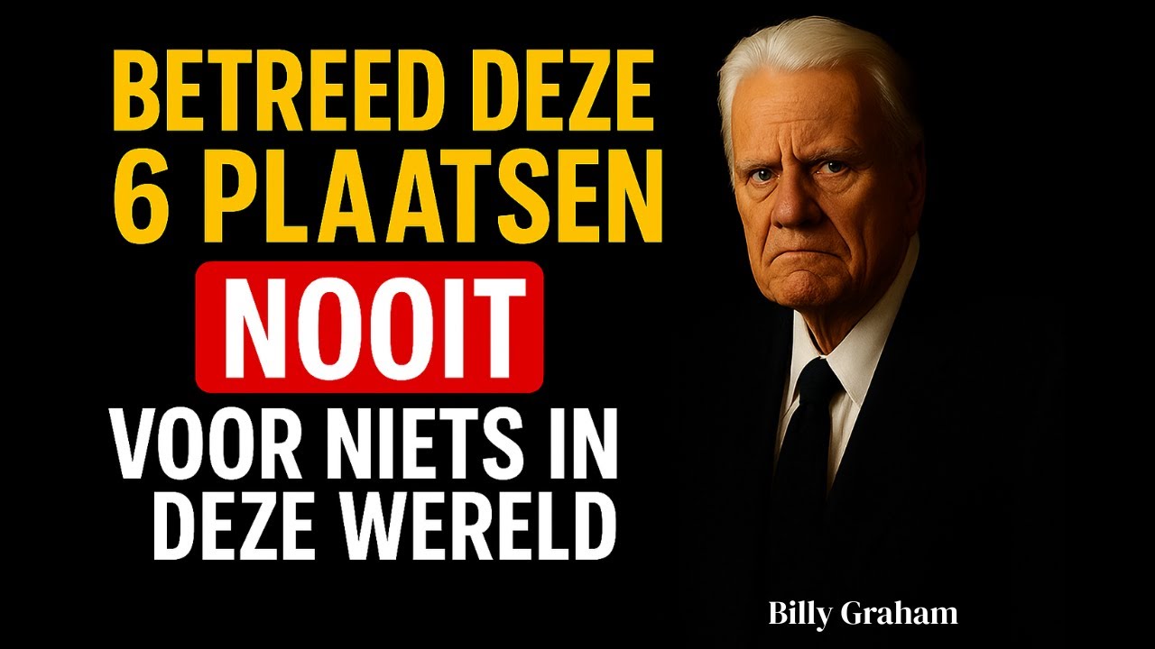 6 Plaatsen Die Uw Geestelijk Leven Besmetten – Bezoek Ze Nooit! - Billy Graham