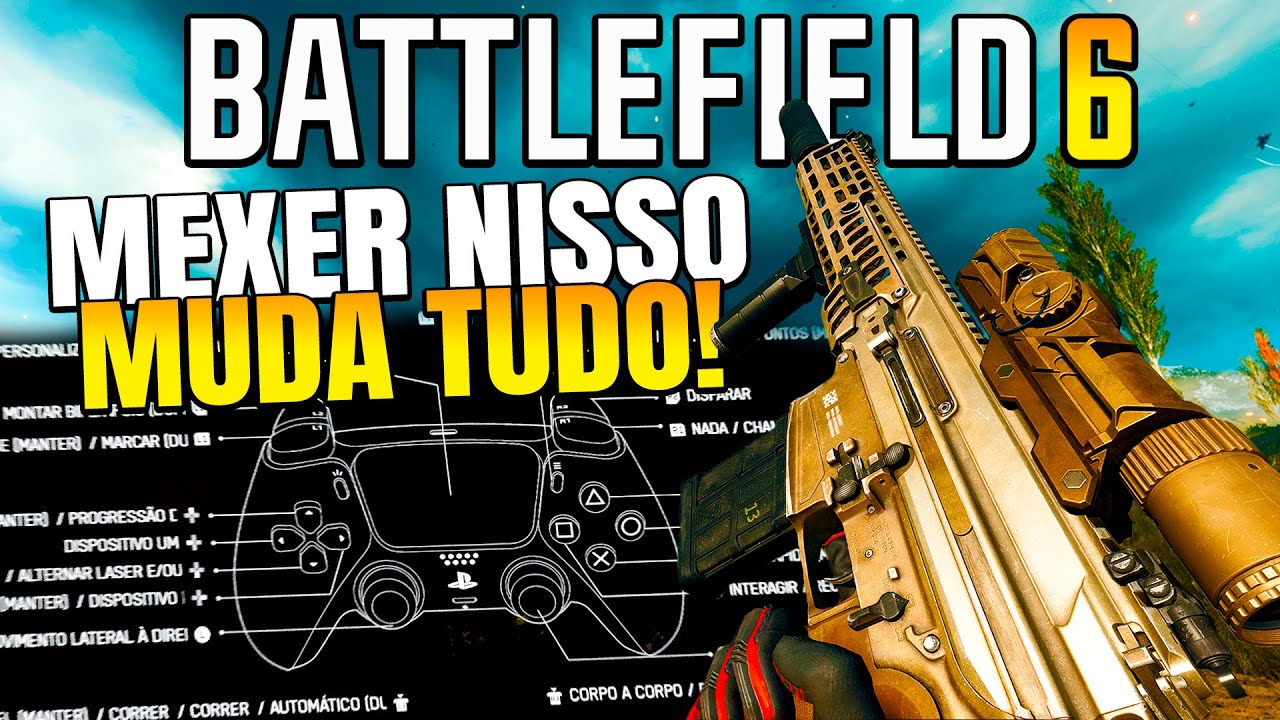 FAÇA ESSAS MUDANÇAS no CONTROLE e MELHORE no BATTLEFIELD 6! (Jogo Final)