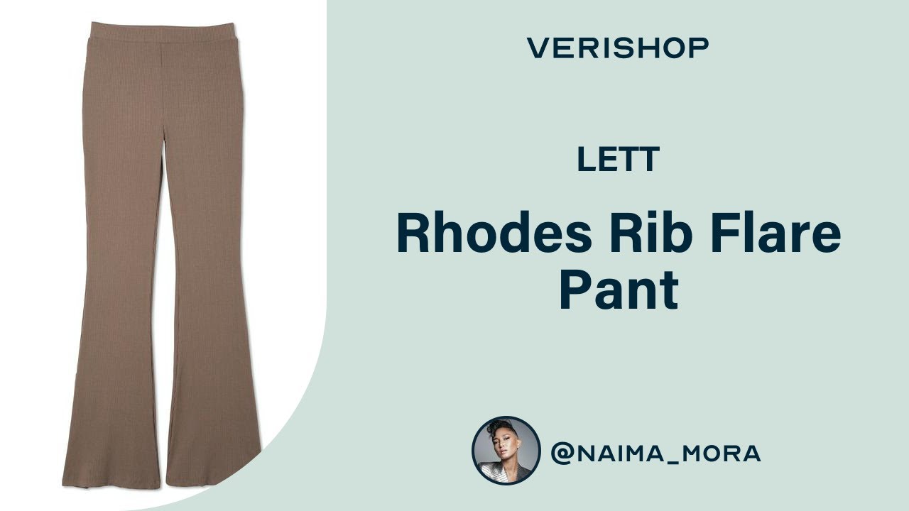 LETT Rhodes Rib Flare Pant Review