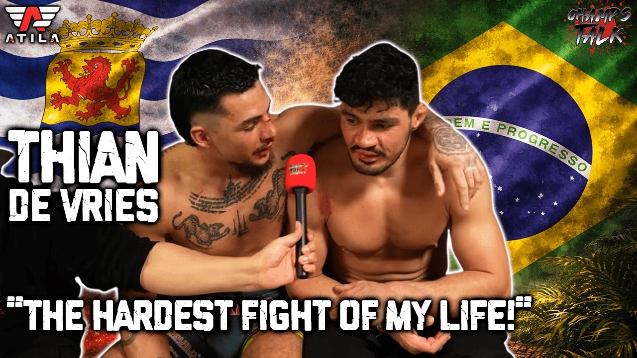THIAN DE VRIES &lsquo;THE HARDEST FIGHT OF MY LIFE!&rsquo; 🔥🥊 ENFUSION GOES VS JOILTON LUTTERBACH 🇧🇷