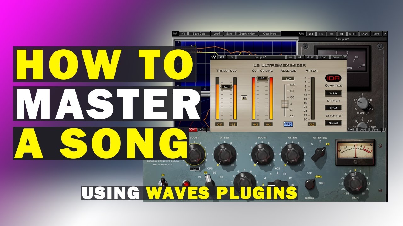 Как освоить песню с помощью плагинов Waves | Простое пошаговое руководство.