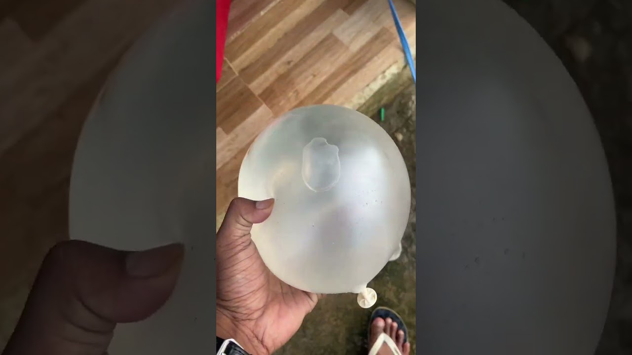 JUMPING ON WATER BALLOON TRICK! AMAZING BALLOON TRICK 