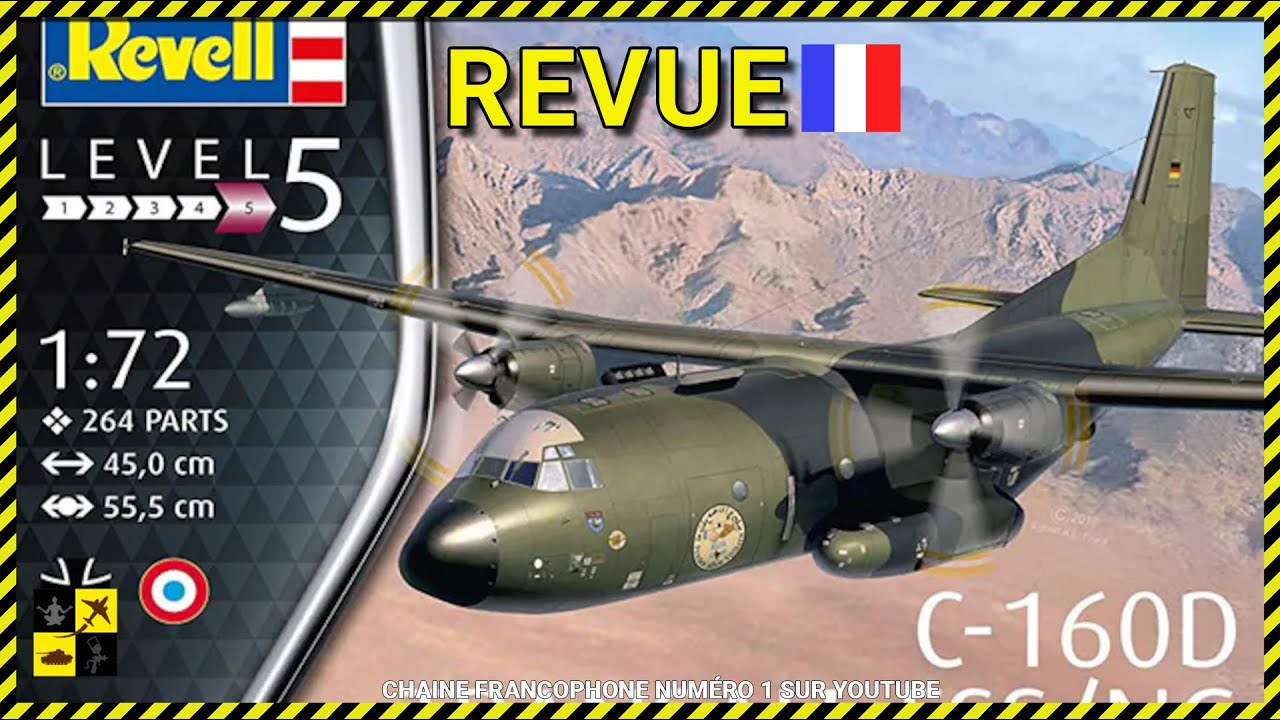 ✅ Revue Plastikdream: TRANSALL C-160 Revell 1/72