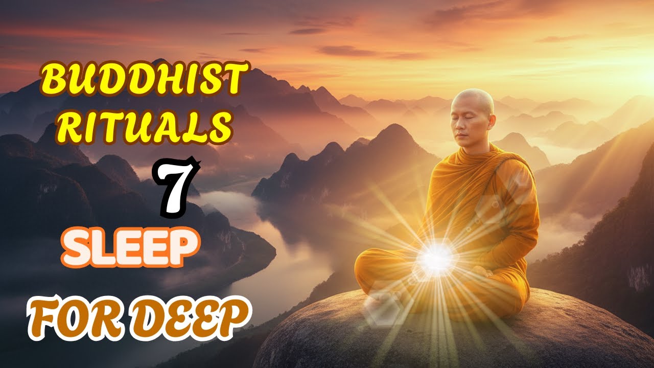 7 Buddhist rituals to enjoy deep and healing sleep.