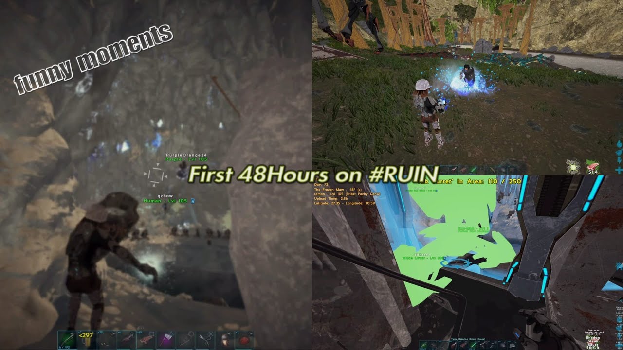 Funny 48h on #RUIN | Ark PvP Ps5 | 4K | #GB7X #SKY #LORDS #VIKING #DEDI #MATRIX #KNIGHTS