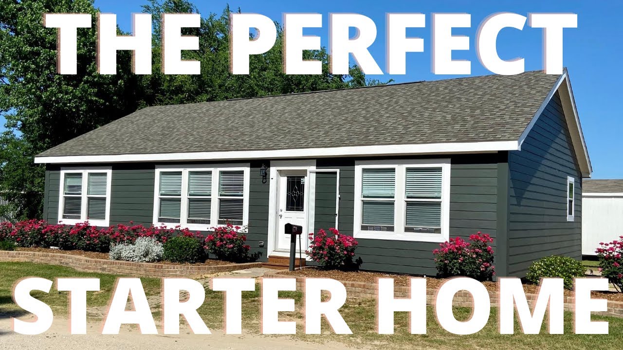 This is the PERFECT starter home! Gorgeous features without the excessive space! Mobile Home Tour