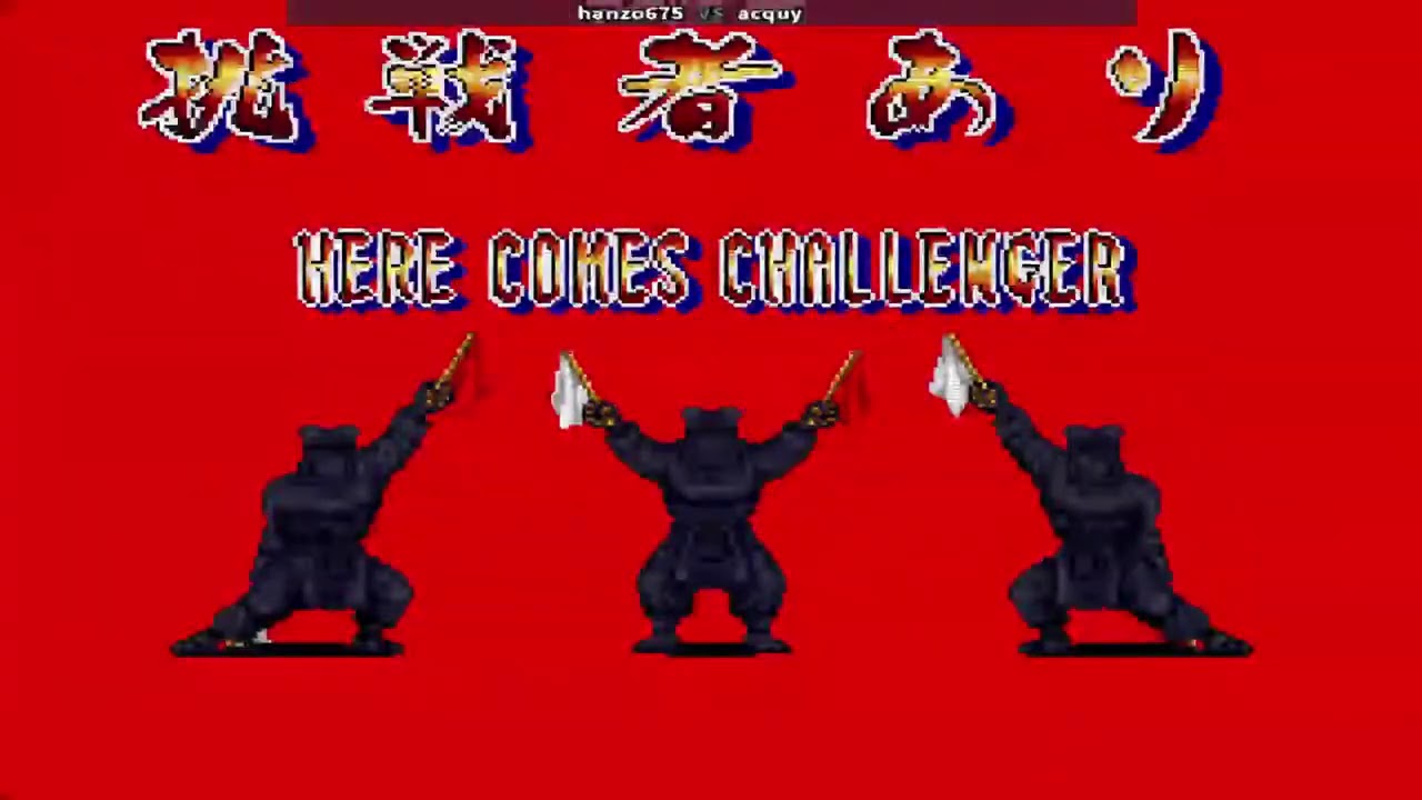 Samurai Shodown II hanzo675 vs acquy 사무라이 쇼다운 II  サムライスピリッツ #samuraishodownii #retrogaming #arcade