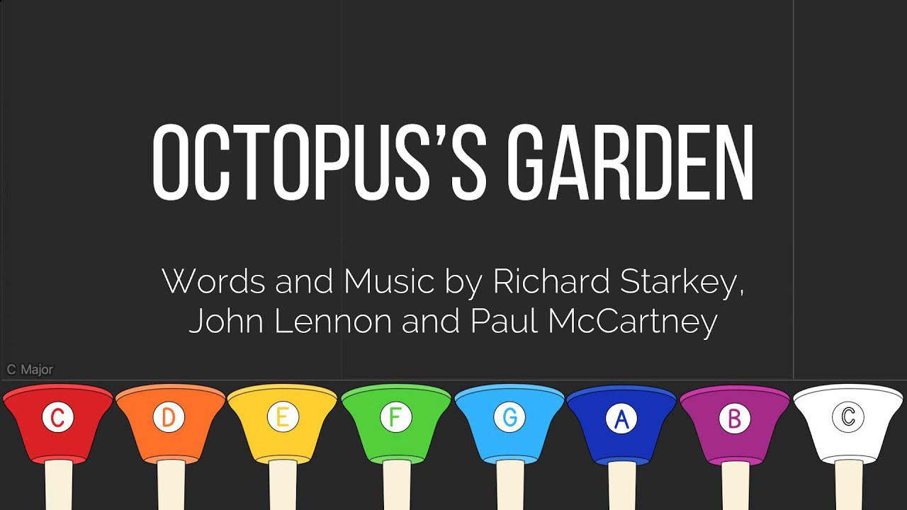 Octopus's Garden Handbells Play Along