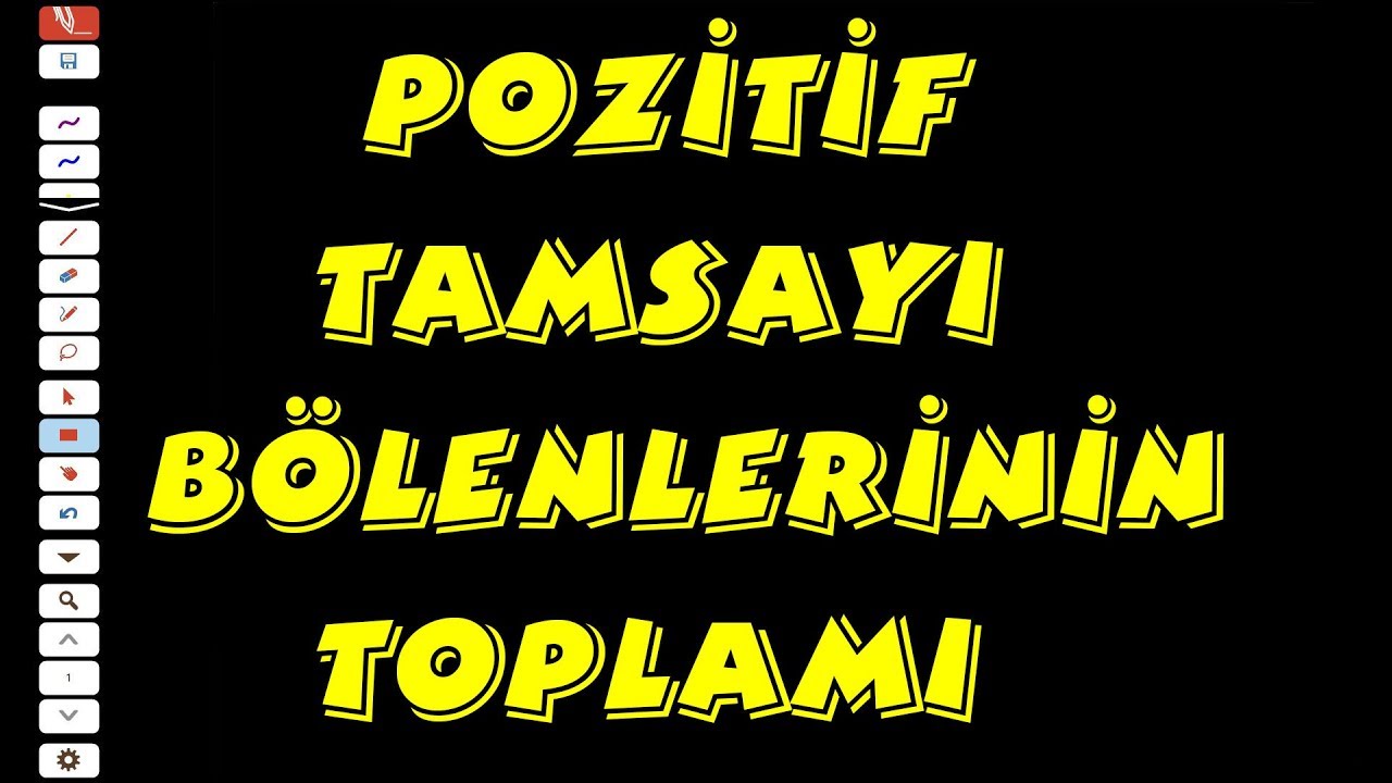 İSPAT : POZİTİF TAMSAYI BÖLENLERİNİN TOPLAMI FORMÜLÜ (TYT MATEMATİK/SAYILAR)