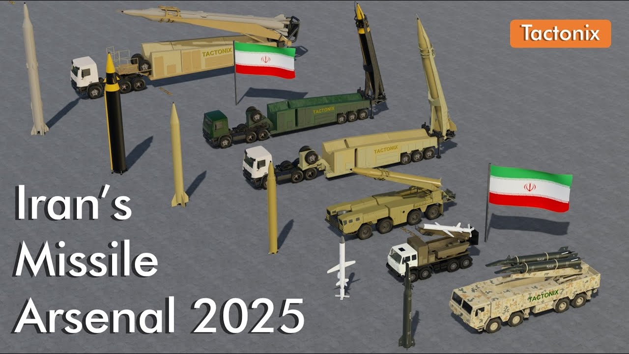 Iran&rsquo;s Missile Arsenal 2025 - All Iranian Missiles Explained