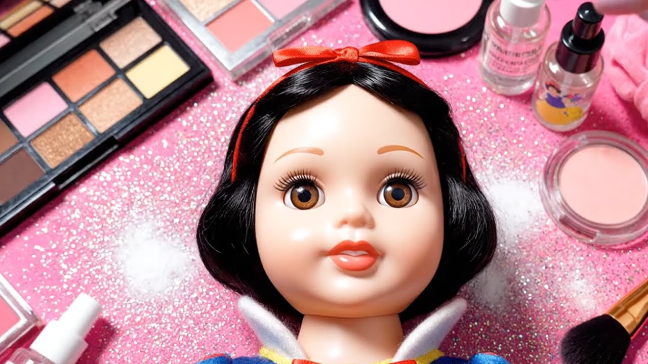 🍎 Snow White Glass Glow ASMR 🍎Skincare & Makeup Ritual ✧