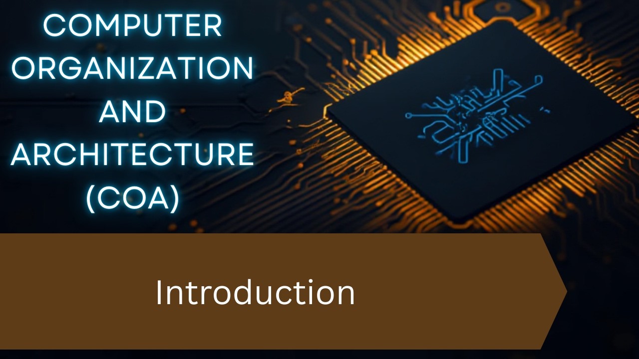 01. COA ( Introduction )