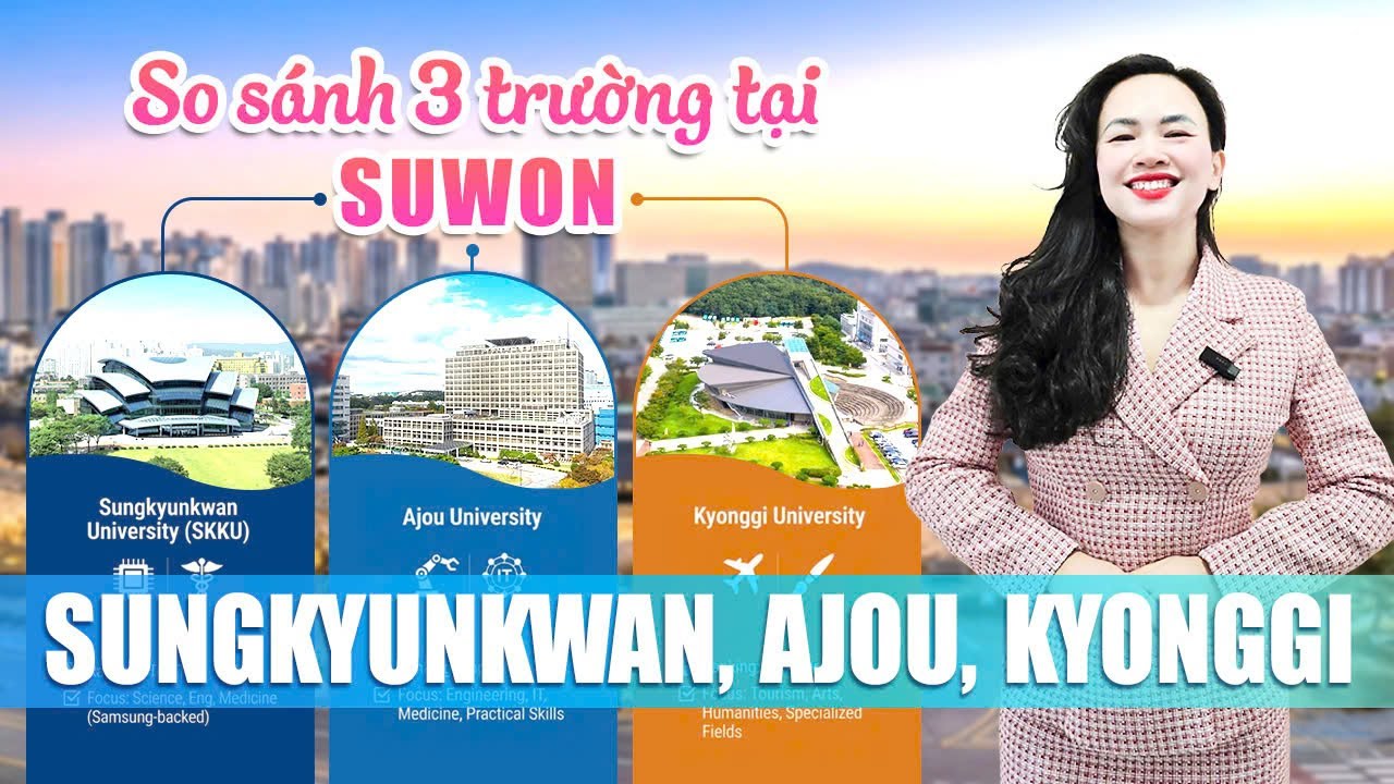 So Sánh 3 Trường Đại Học Tại Suwon!