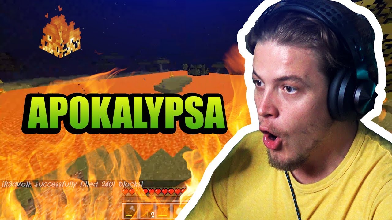 MINECRAFT ale každú MINÚTU stúpa LÁVA !