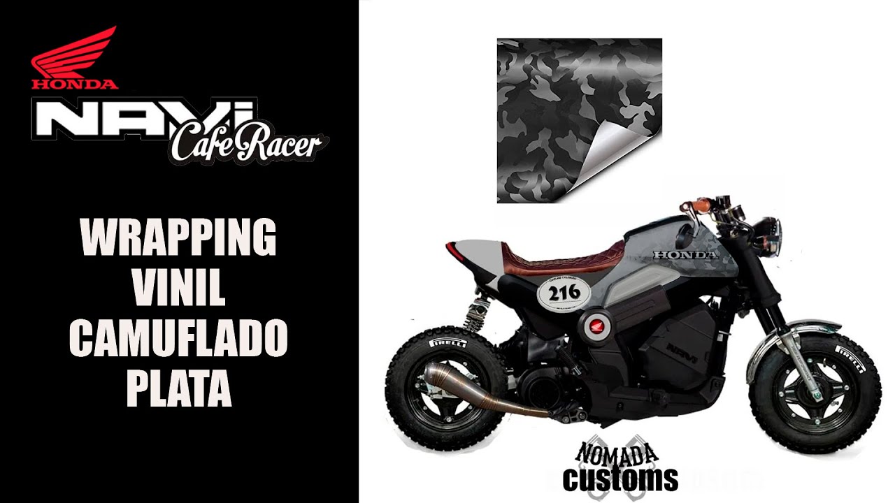 HONDA NAVI 2022 | NAVI CAFE RACER - WRAP - WRAPPING - VINIL  NEOCAFE