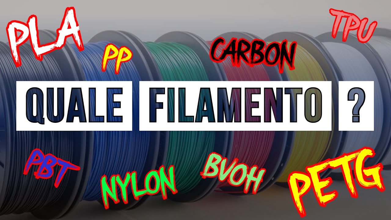 Quali materiali stampare all'inizio ? Lez. 5/9