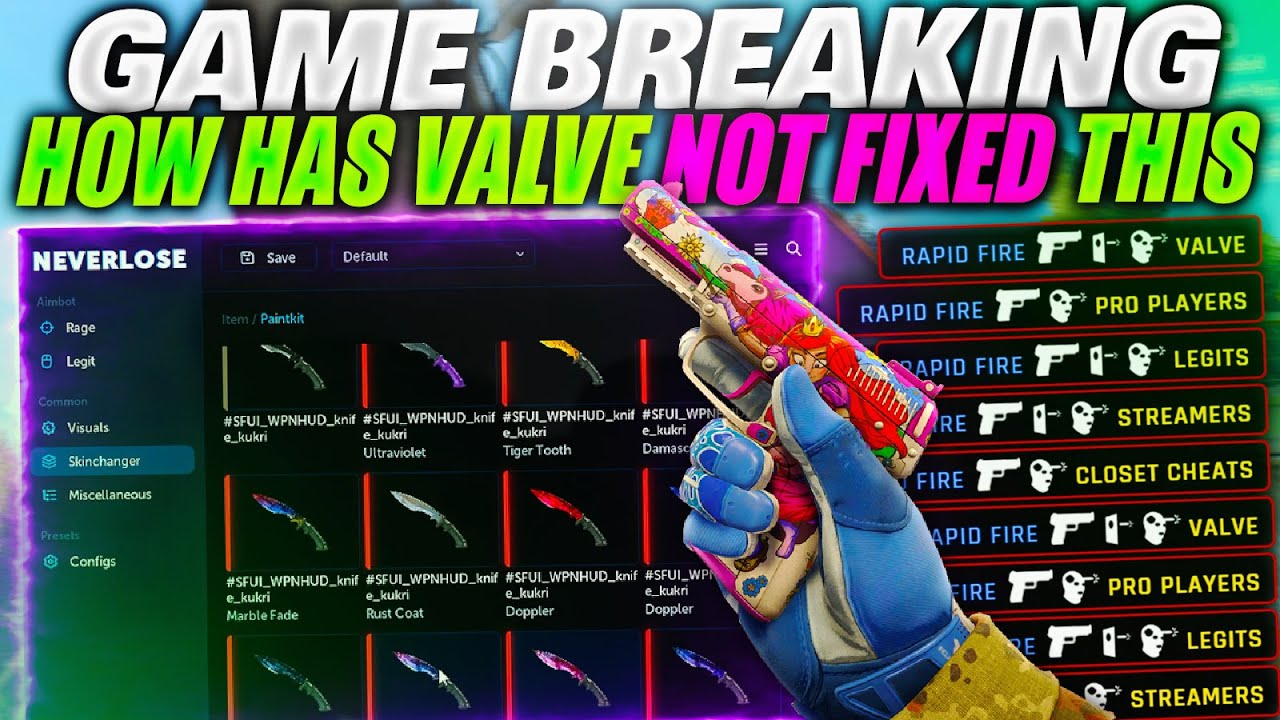 Как VALVE до сих пор не исправила это? CS2 сломан (читы RAPID FIRE)