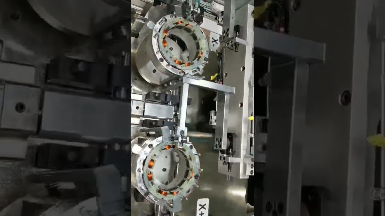 GW-DS09 Double  station stator winding machine  #statorwindingmachine #automaticwindingmachine