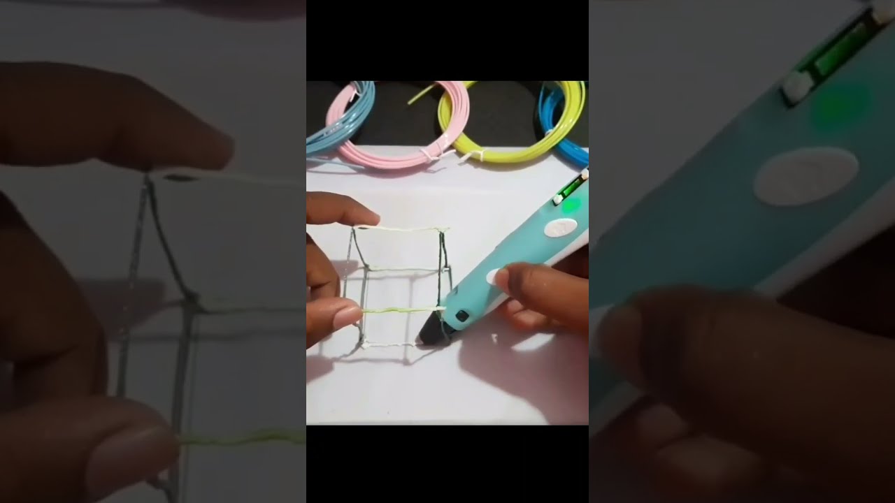 Crafting a 3D CUBE || 3D pen crafts || 