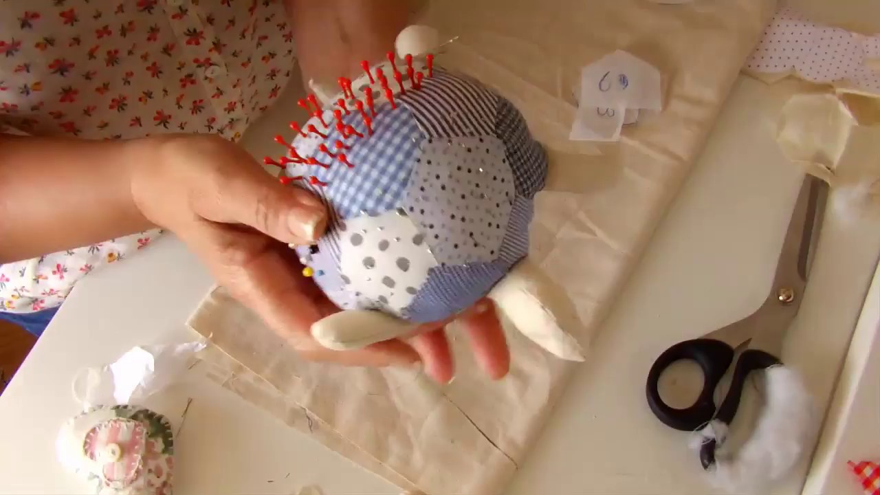 DIY:  Costurinhas - Alfineteiro Tartaruga Gordinha.