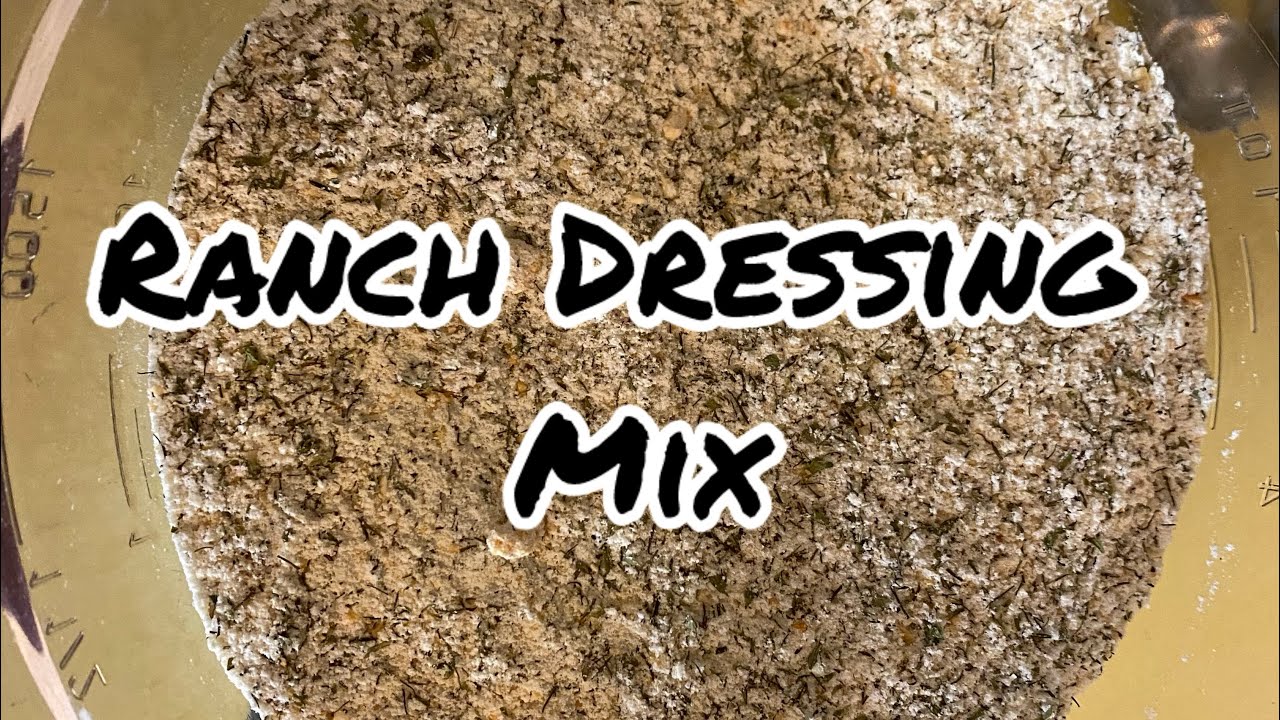 Homemade Ranch Dressing Mix
