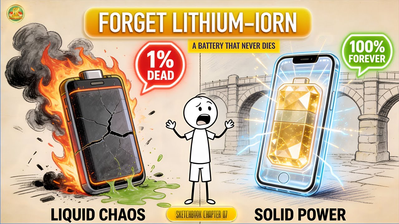 1 Charge per Month? The Secret Power of Solid State Batteries Leo's Sketchbook Chap.7 Eureka Village