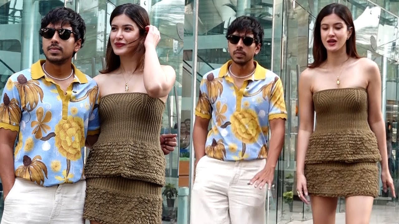 Shanaya Kapoor And Adarsh Gourav Spotted In The City Today As They Promote Their Film Tu Yaa Main