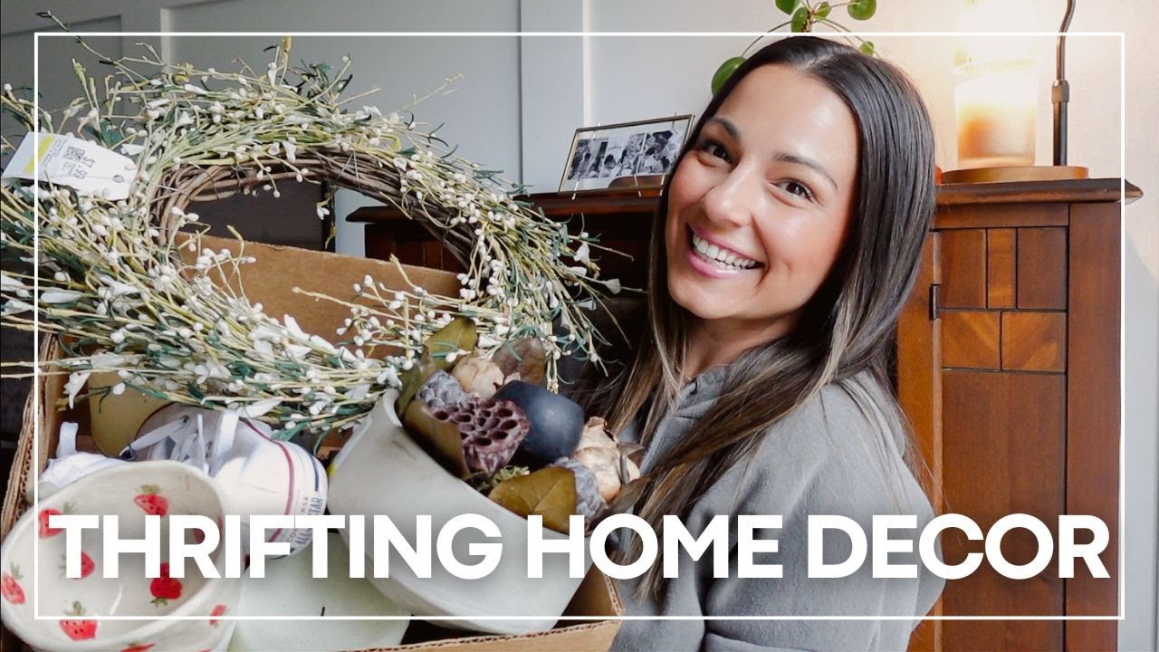 🛒 COME THRIFT WITH ME FOR HOME DECOR | *HUGE* thrift haul & home decor on a budget 🏡✨