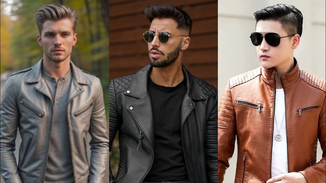 Men Leather Jacket Styling Tips Look Cool Stylish Leather Jacket Fashion Men A Complete Guide