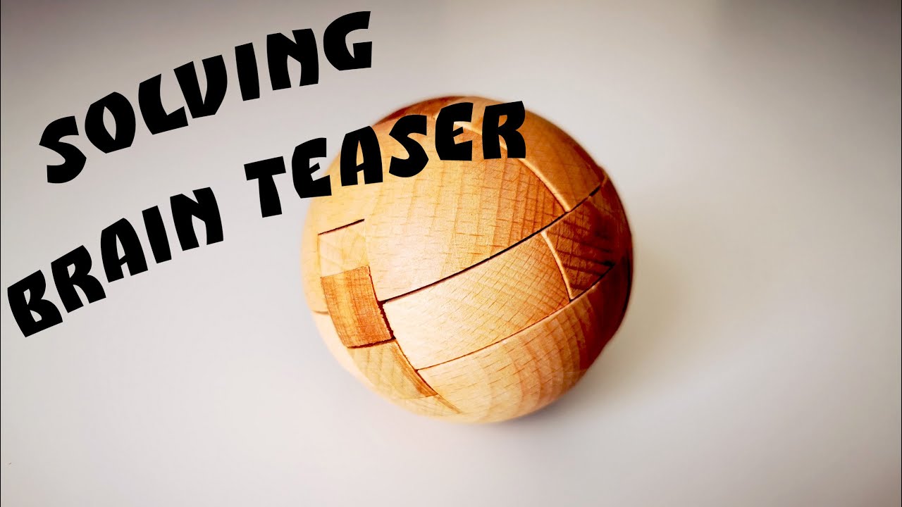 How to Solve Wooden Ball Brain Teaser [Slide Puzzle]