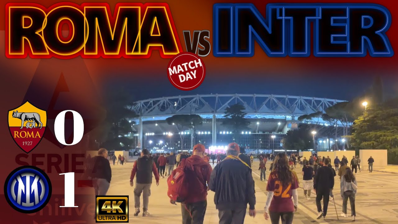 [4K] ROMA 0-1 INTER｜SERIE-A 2025-26 MATCHDAY 7｜18/10/2025 STADIO OLIMPICO