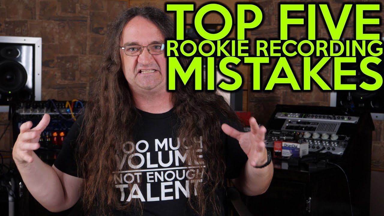 Top FIVE Rookie Recording MISTAKES! | SpectreSoundStudios Tutorial