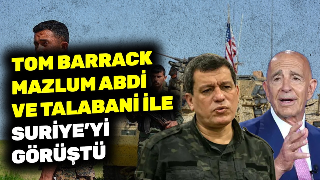 ABD Suriye Özel Temsilcisi Tom Barrack, Mazlum Abdi ve Talabani ile Suriye'yi görüştü