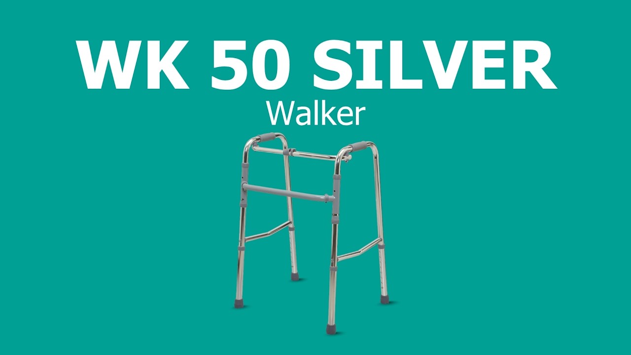 WK 50 Silver | WK 50 AL-Silver Height Adjustable Walker | Karma Silverlife